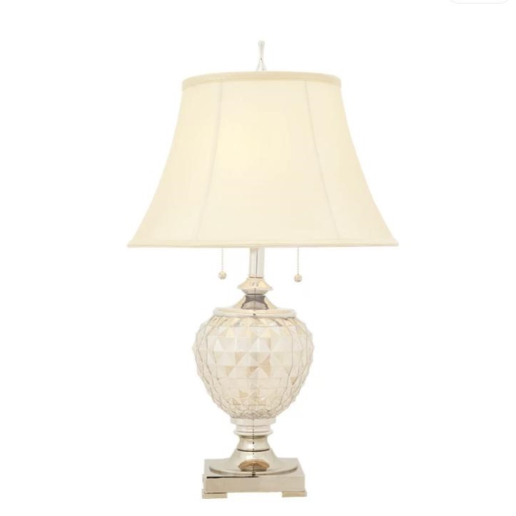 ĐB260604 Đèn Để Bàn Tân Cổ Điển Chao Vải