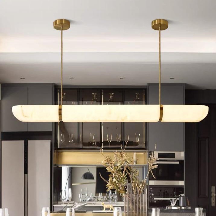DT260616 Đèn Thả Bàn Ăn Băng Dài Giả Đá