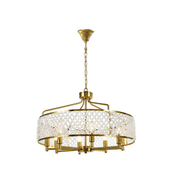 ĐTTTPL248 Đèn Chùm Dáng Trống Neo-Classica