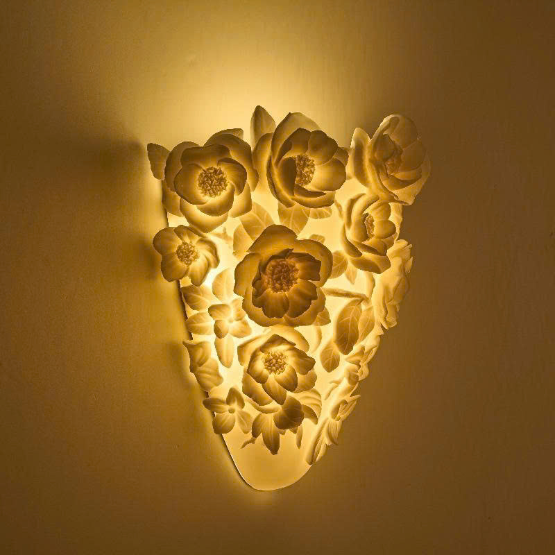 ĐOT260623 Đèn Tường Hoa Nổi Art Decor