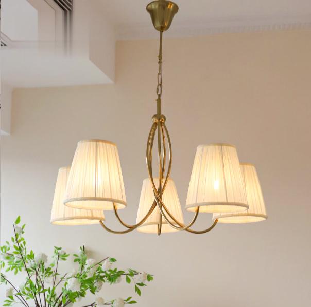 ĐC26079 Đèn Chùm Tân Cổ Điển Chao Vải