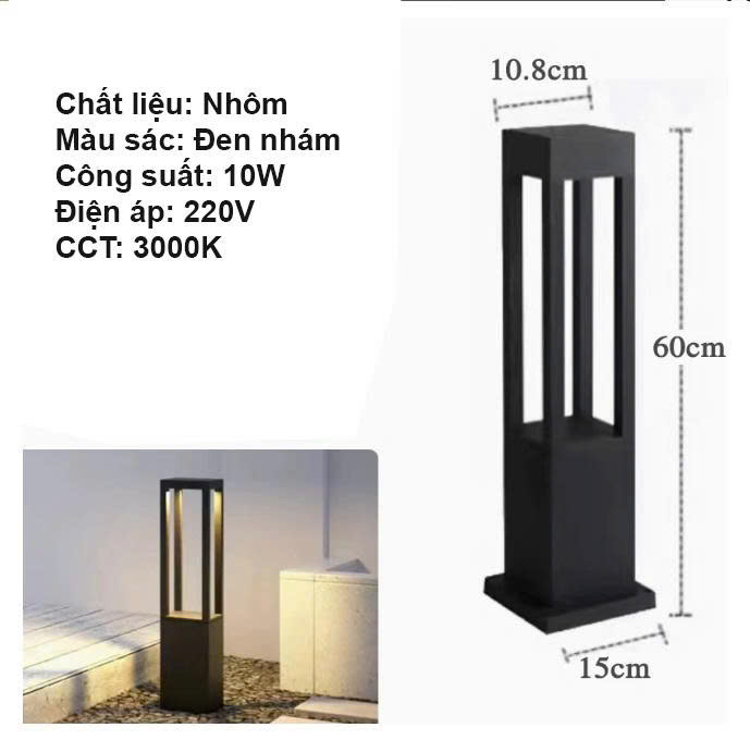 Đèn trụ sân vườn