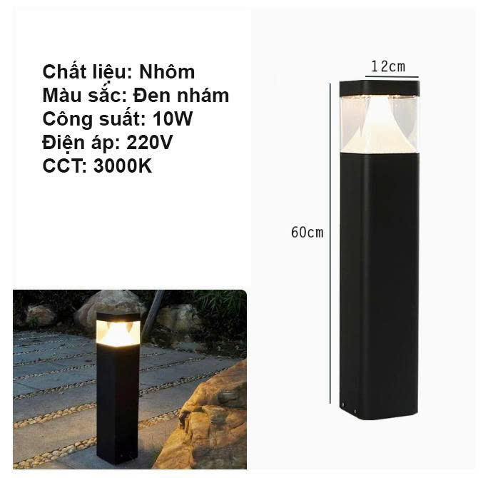 Đèn trụ sân vườn ĐTSV10