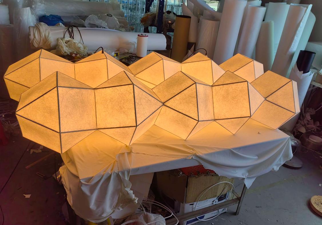 DT260626 Đèn Thả Vải Origami Japandi (2).jpg