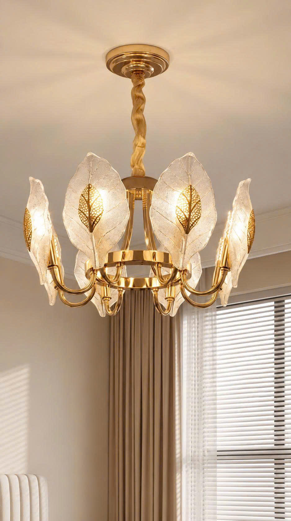 ĐC26091 Đèn Chùm Lá Nghệ Thuật Sang Trọng (4).jpg