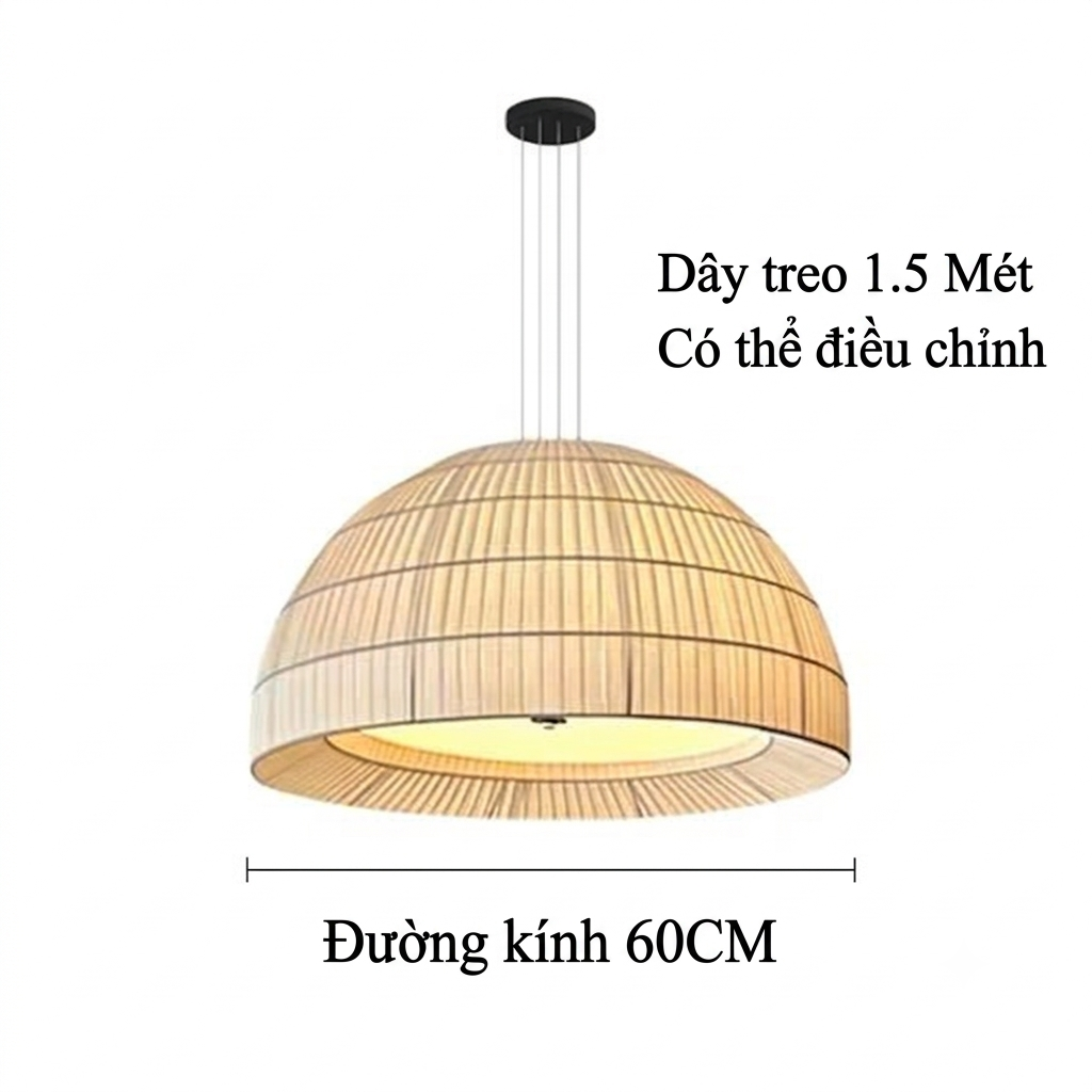 ĐT260652 Đèn Thả Chao Vải Wabi-Sabi (2).png