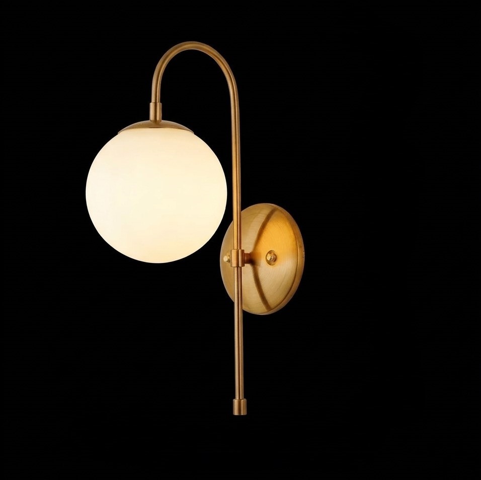 ĐOT260630 Đèn Tường Cầu Thủy Tinh Nordic