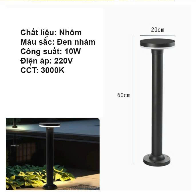 Đèn trụ sân vườn ĐTSV6