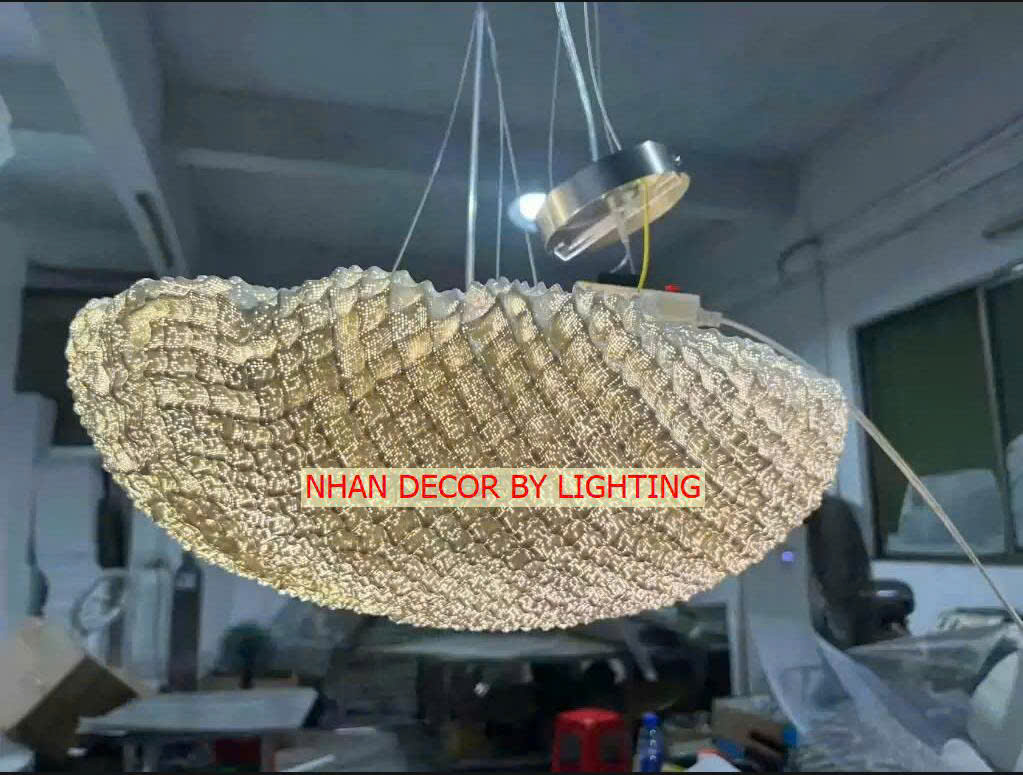ĐC26100 Đèn Chùm Lưới Đan Ánh Kim Elora (2).jpg