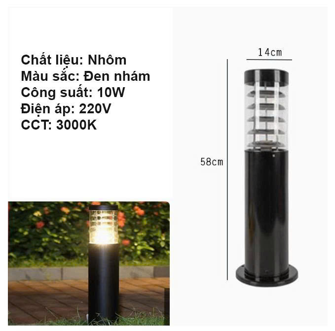 Đèn trụ sân vườn ĐTSV9