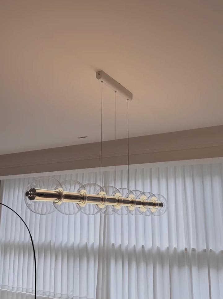 DT260608 Đèn Thả LED Quả Cầu Trong Suốt