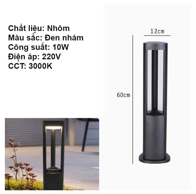 Đèn trụ sân vườn ĐTSV11