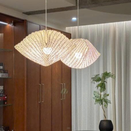 ĐT260646 Đèn Thả Ánh Kim Gợn Sóng