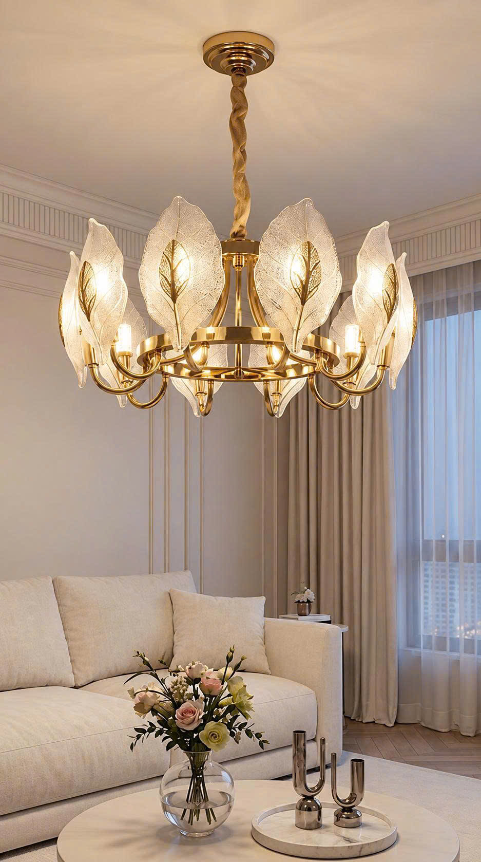 ĐC26091 Đèn Chùm Lá Nghệ Thuật Sang Trọng (5).jpg