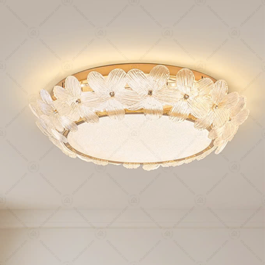 Đèn áp trần thủy tinh ĐAT071