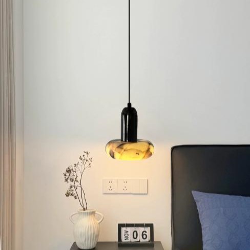 DT260628 Đèn Thả Tab Đá Xuyên Sáng Wabi Sabi
