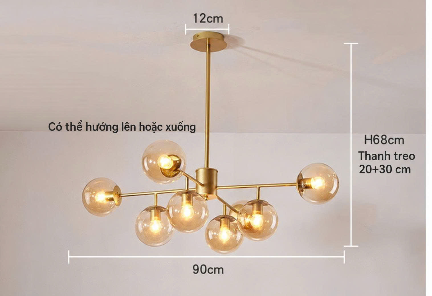 ĐC26100 Đèn Chùm Cầu Thuỷ Tinh Luxe Thiết Kế Toả Nhánh.jpg