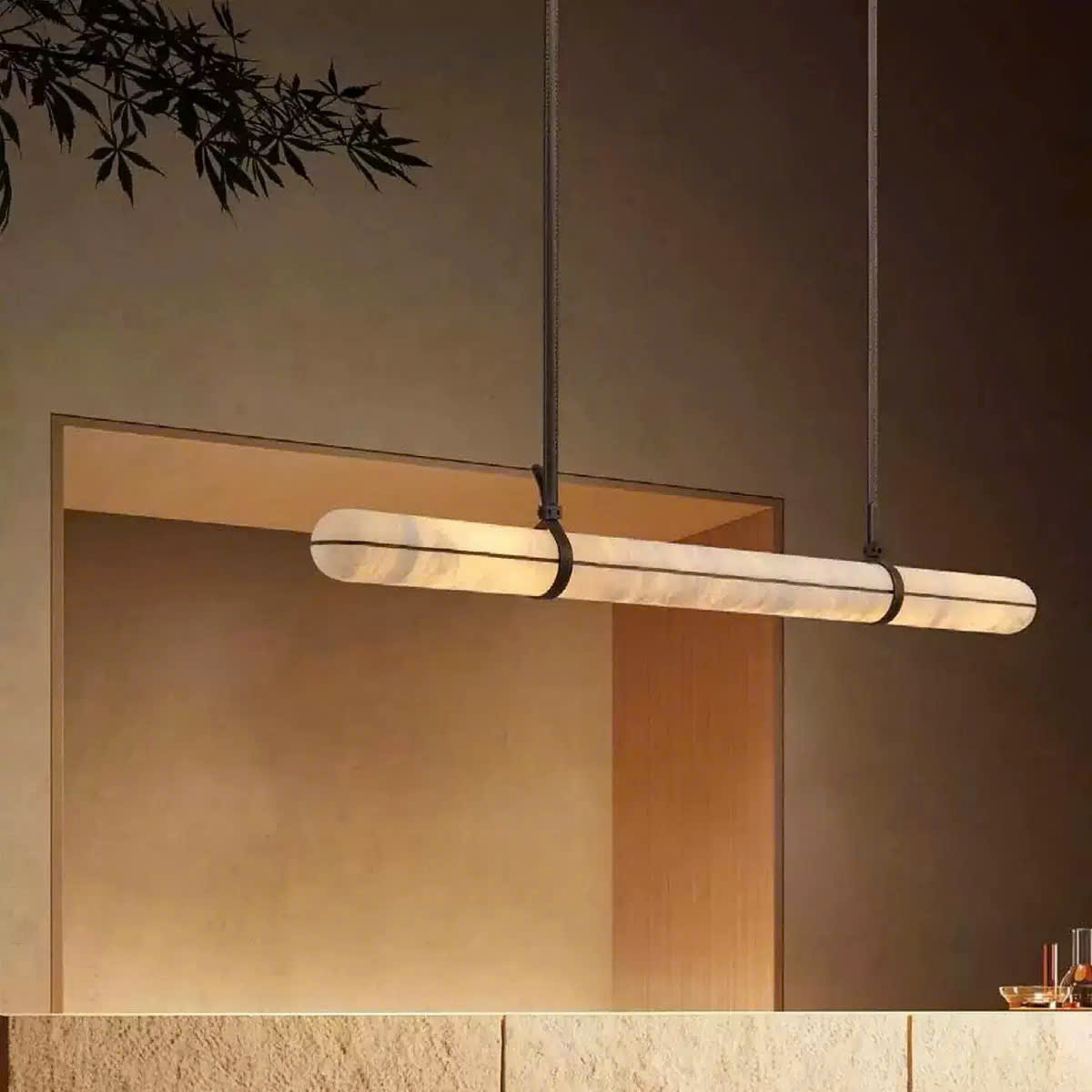 ĐT260653 Đèn Thả Chao Đá Wabi-Sabi.jpg