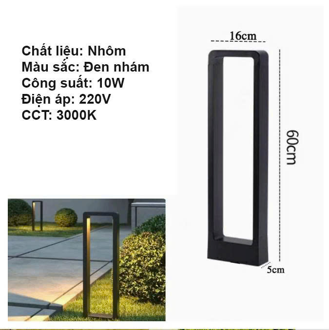 Đèn trụ sân vườn ĐTSV8