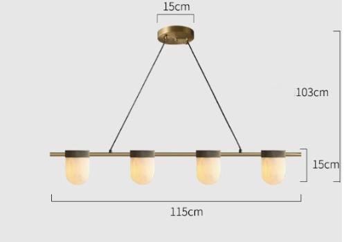 ĐC26069 Đèn Chùm Wabi Sabi Chao Đá Vân 1.jpg