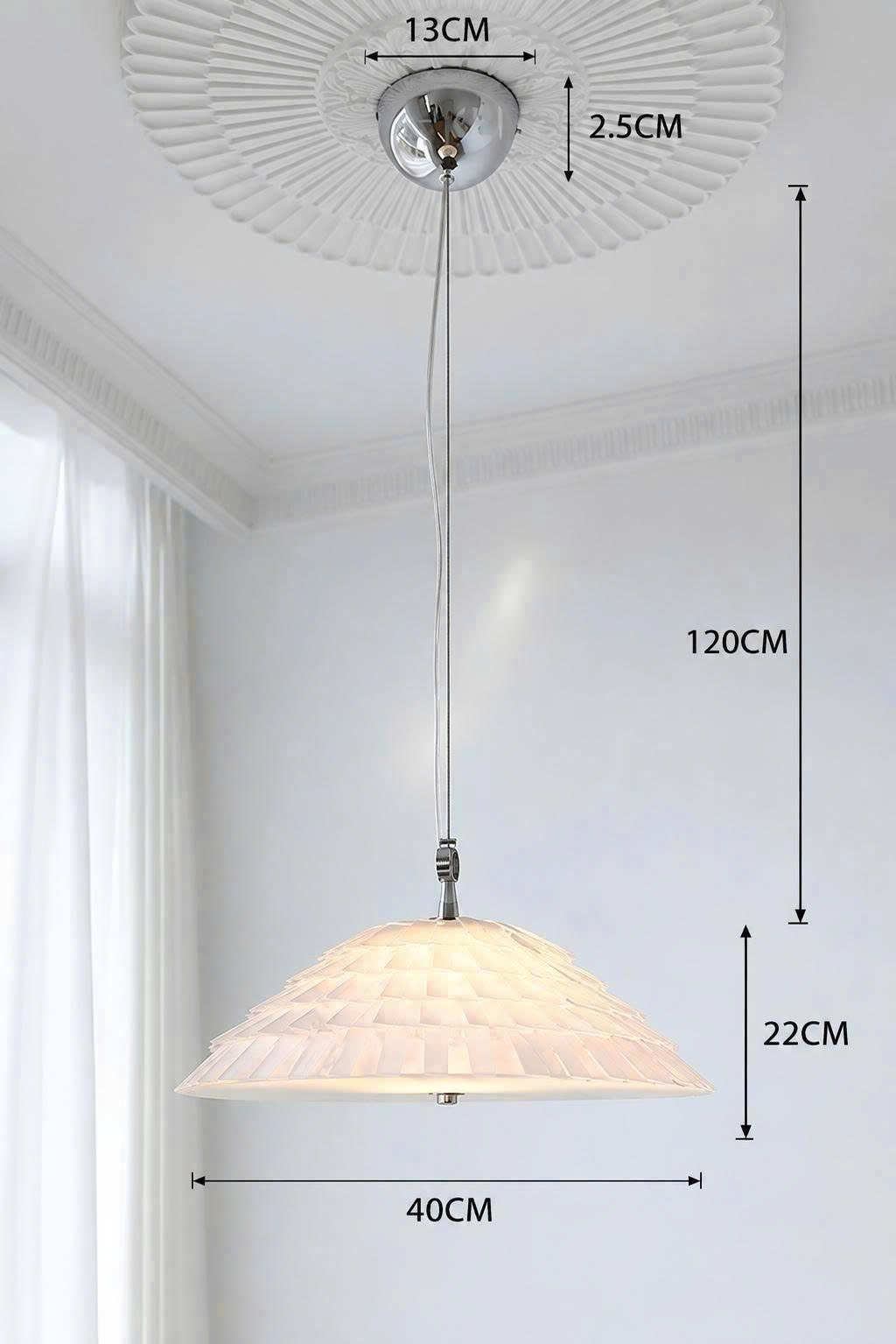ĐT260665 Đèn Thả Nón Xếp Lớp Aurelia (8).jpg