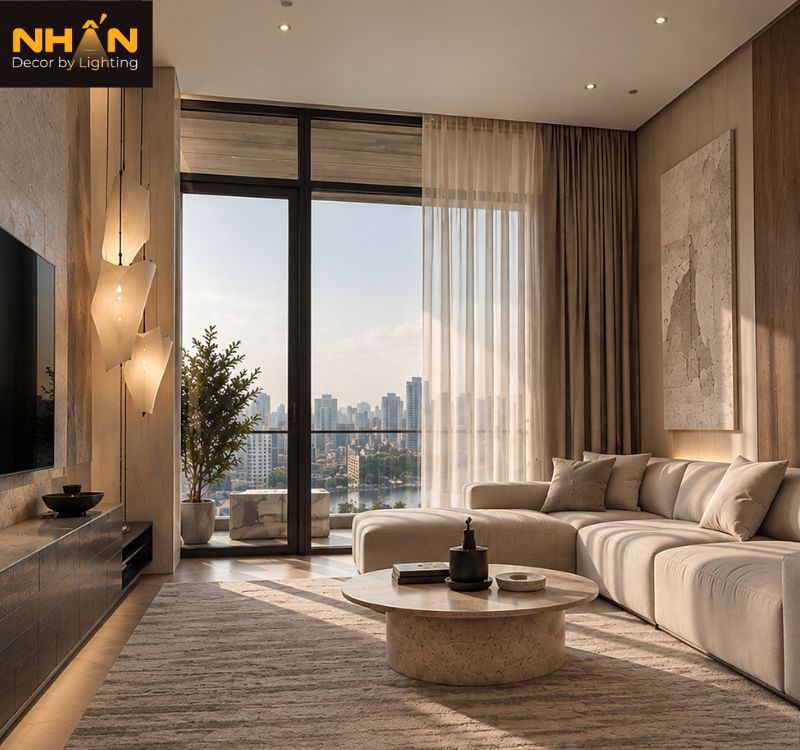Nghệ thuật ánh sáng trong không gian sống tại Sun Ponte